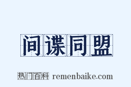间谍同盟是什么意思的图片